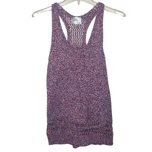 Milly of New York Vintage Racerback Open Knit Sweater Tank Size P (XS)